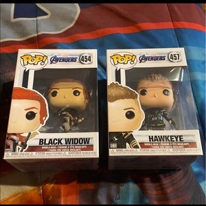 Marvel Avengers Endgame Funkopops #454 &' #457